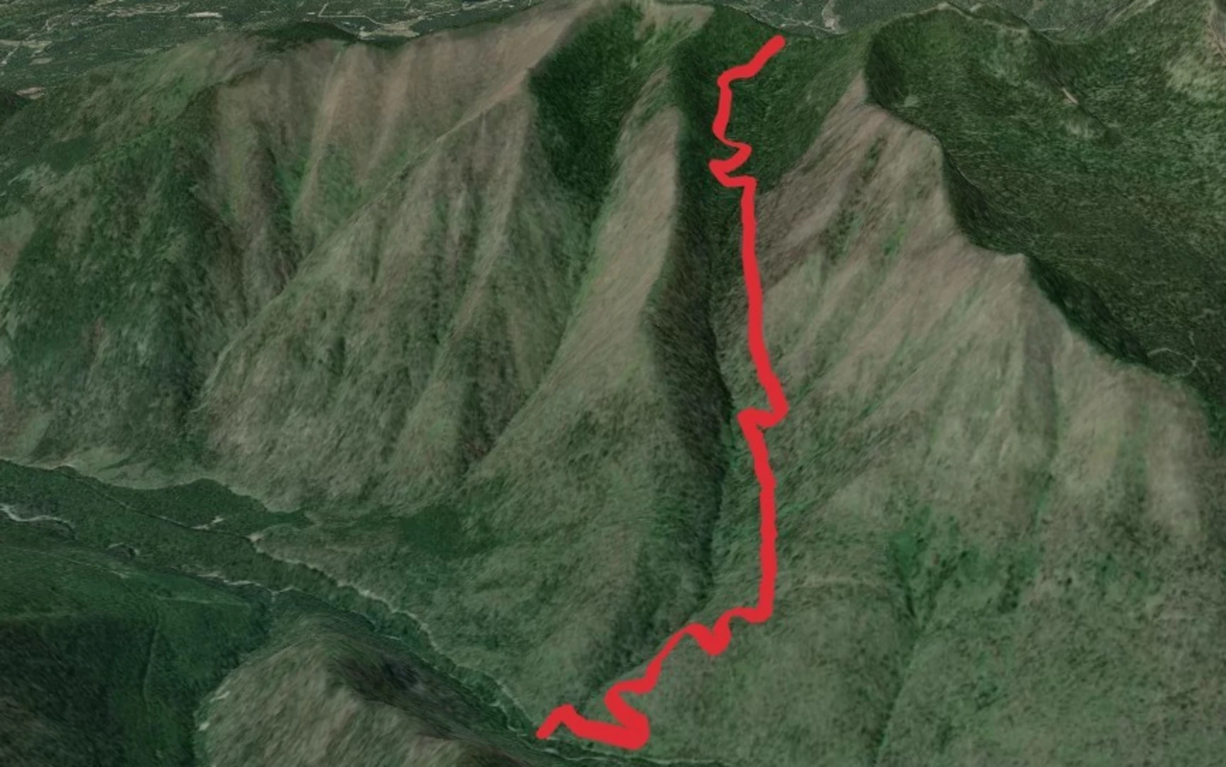 An image depicting the trail Cat Creek Trail and its surrounding area.