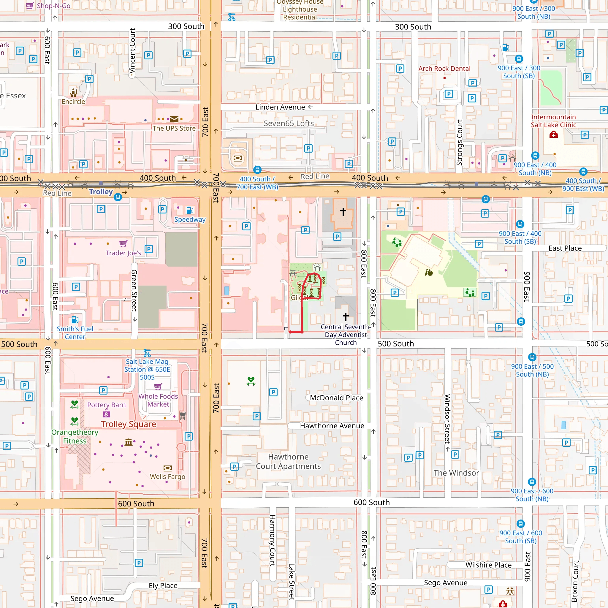 Gilgal Garden Loop mobile static map