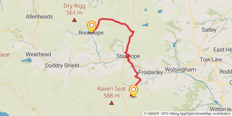 Lake to Lake Walk stage 6 Map