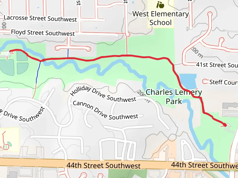 Walk along Buck Creek