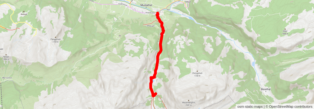 On the Muota valley's Local Mountain stage 2 Map