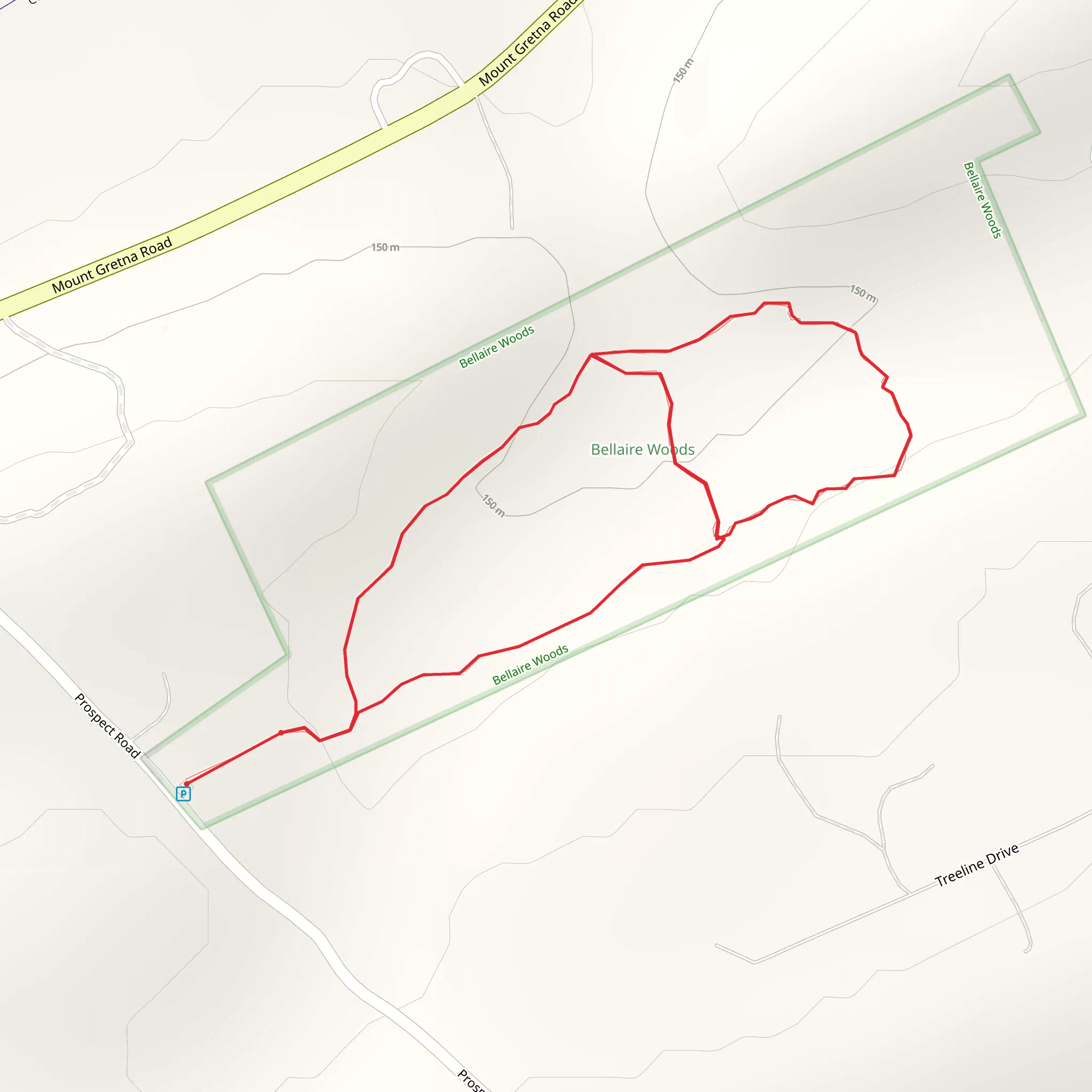Prospect Road Loop mobile static map