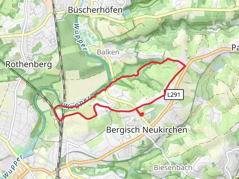 Wupper via Bergisch Neukirchen Rundweg and Leichlingen