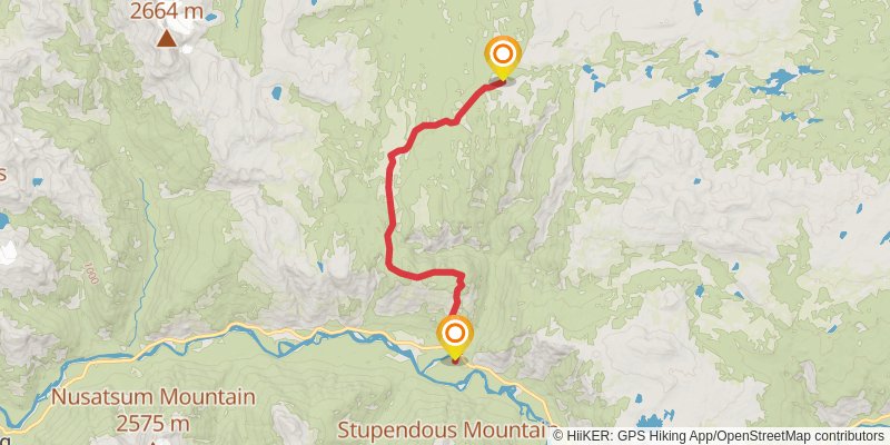 Alexander Mackenzie Heritage Trail alt 1 Map