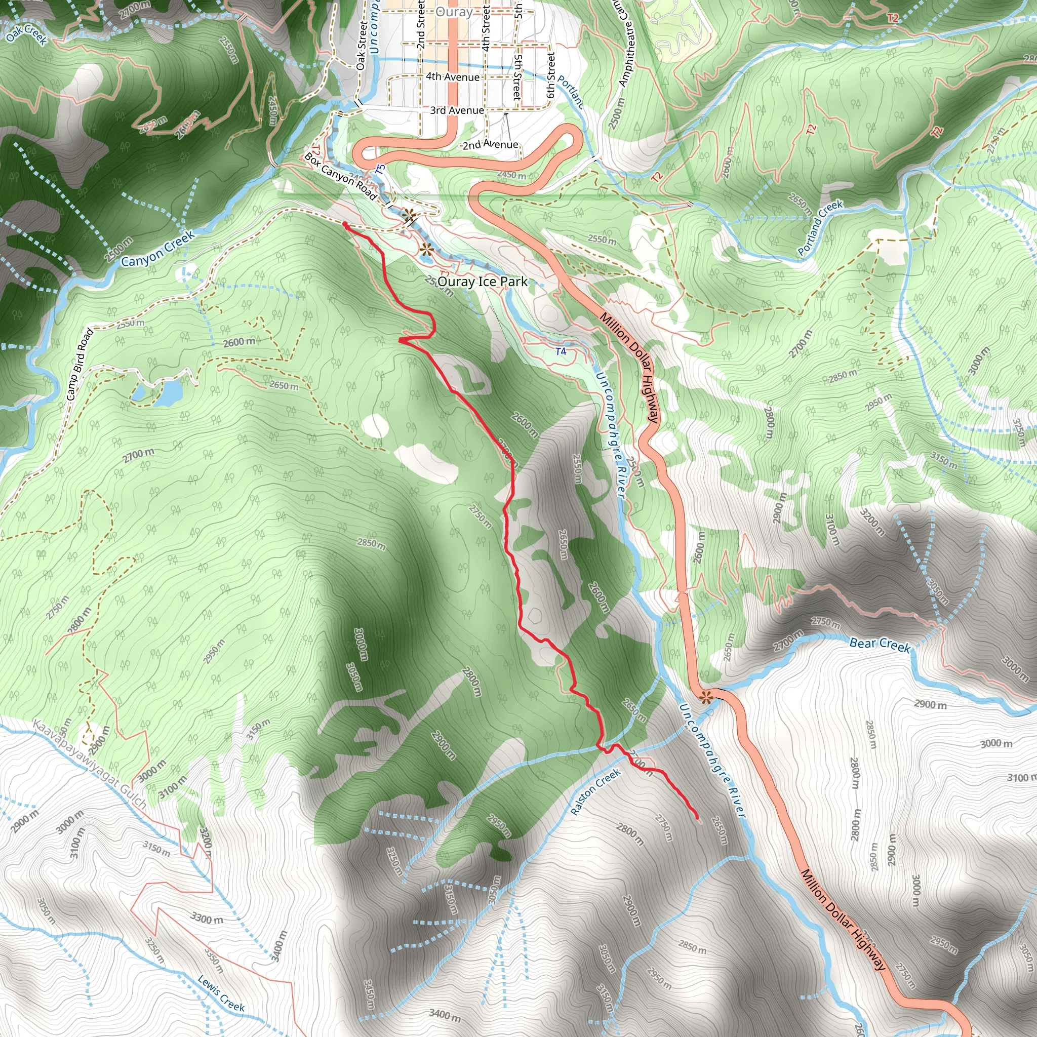 Sutton - Neosho Trail mobile static map