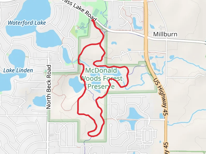 McDonald Lake Loop Trail