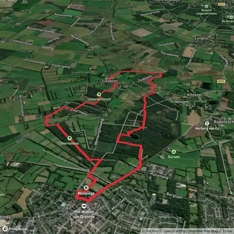 Mensingebos, Lieverderbosch and Sterrebos Loop