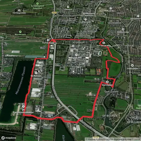 Maarsseveense Plassen via Koninklijke Weg and Berkenpad Loop