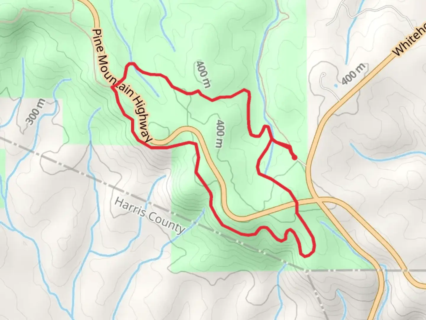 An image depicting the trail Beaver Pond - White Candle Loop Trail and its surrounding area.