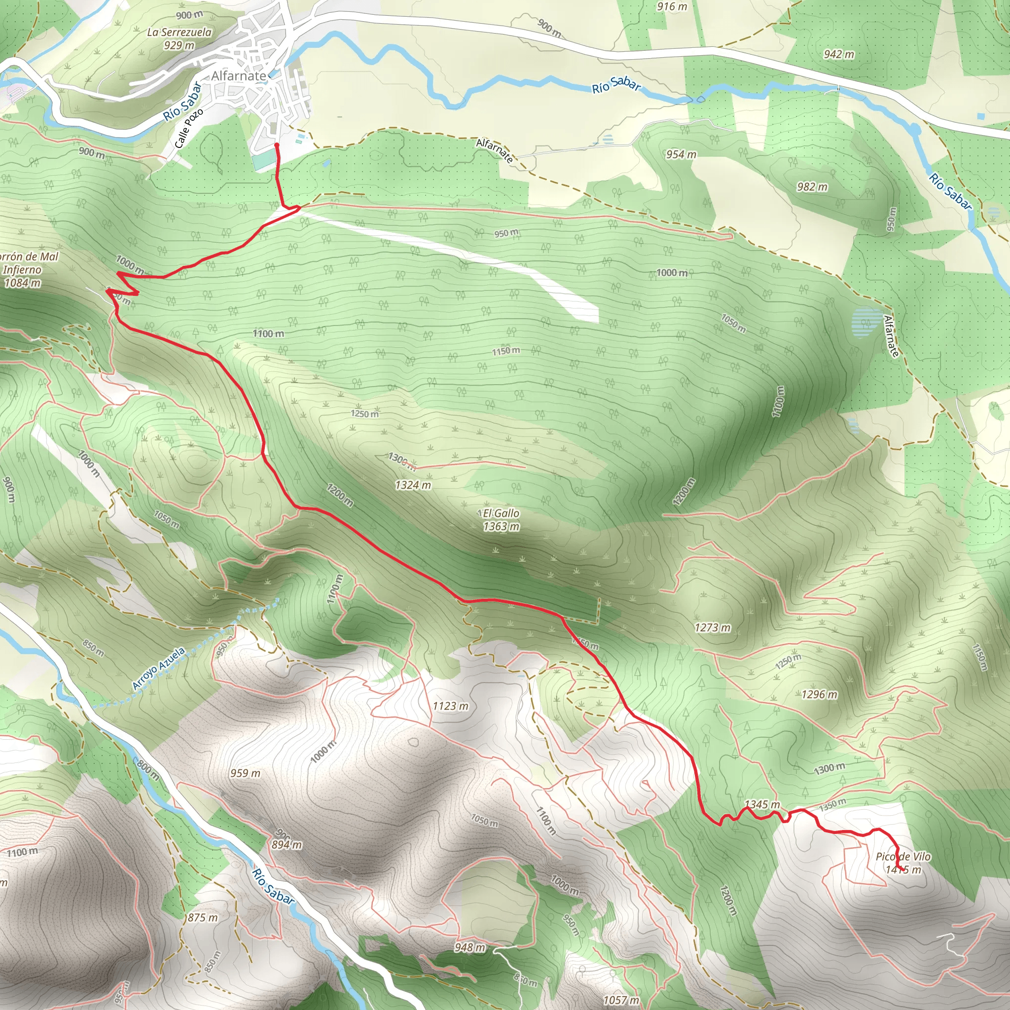 From Pico El Vilo PR A 267 mobile static map