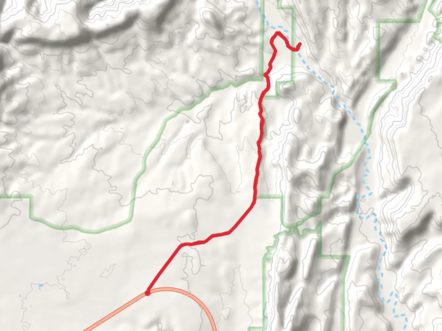 An image depicting the trail Trail Through Ghost Town Pahreah and its surrounding area.