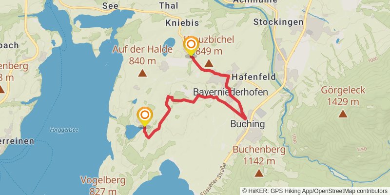 King Ludwig's Way alt 5 Map