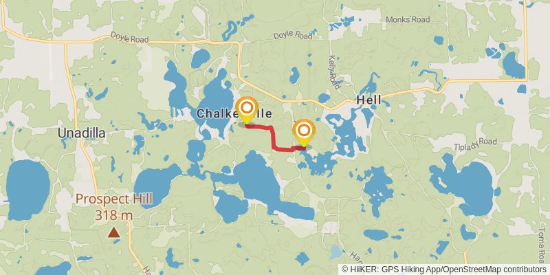 Potawatomi Trail alt 3 Map