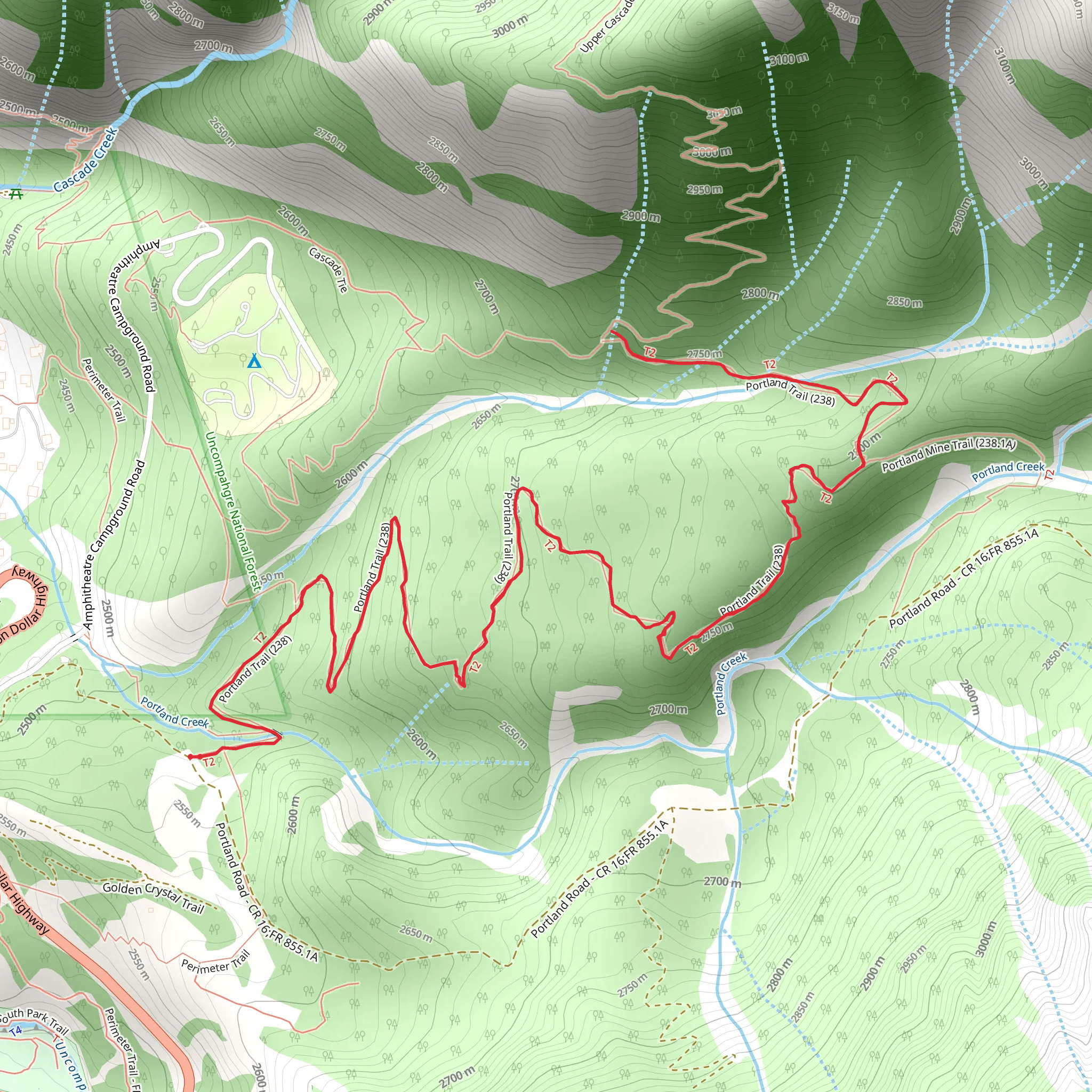 Portland Trail mobile static map