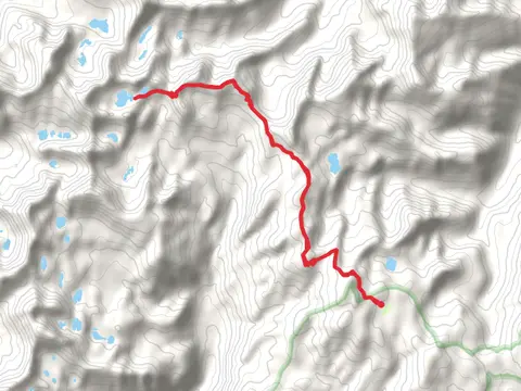 Harbor Lake and Wilson Lake via Bighorn Crags Trail