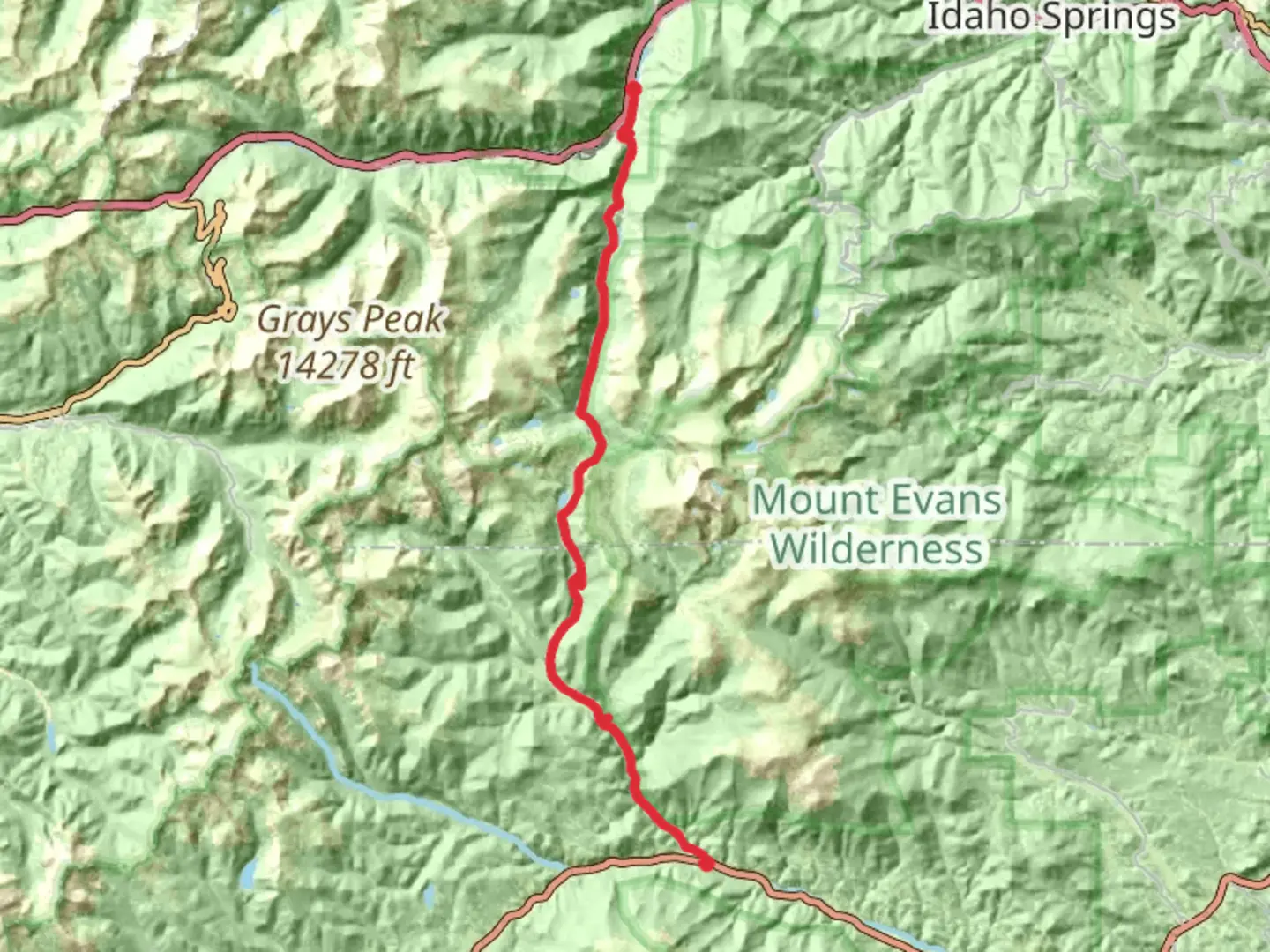 An image depicting the trail Geneva Road and its surrounding area.