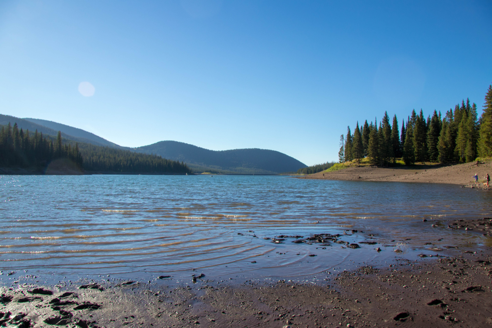 An image depicting the trail Lower Wildhorse Lick Trail and its surrounding area.