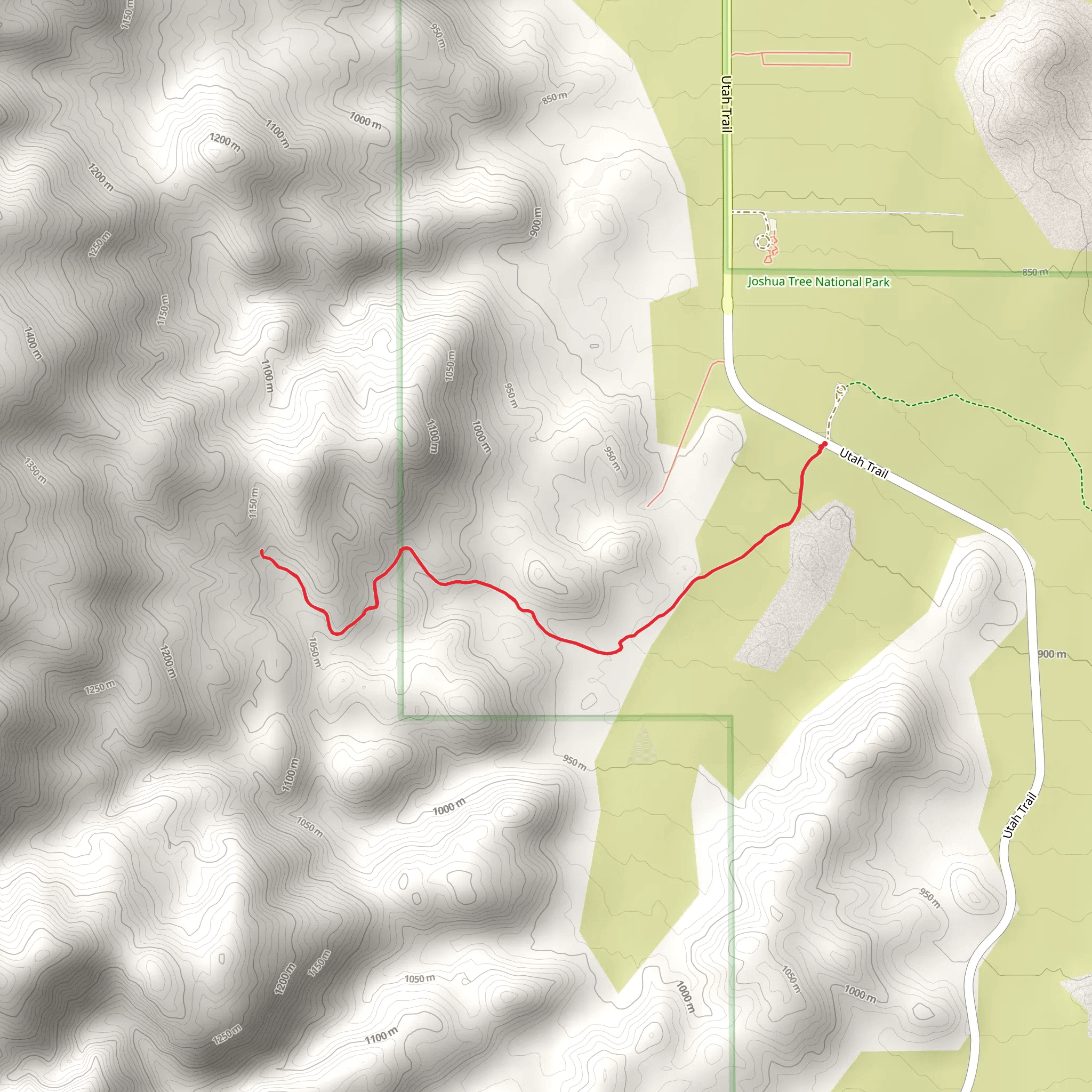 Contact Mine Trail mobile static map