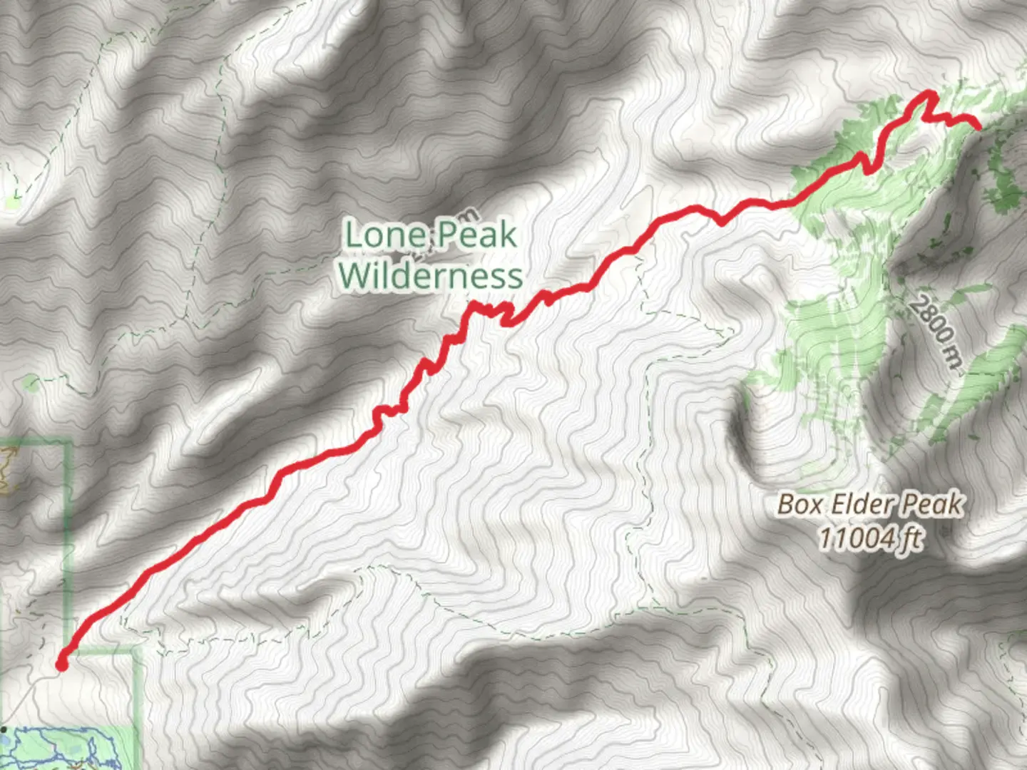 An image depicting the trail Deer Creek Dry Creek Trail and its surrounding area.