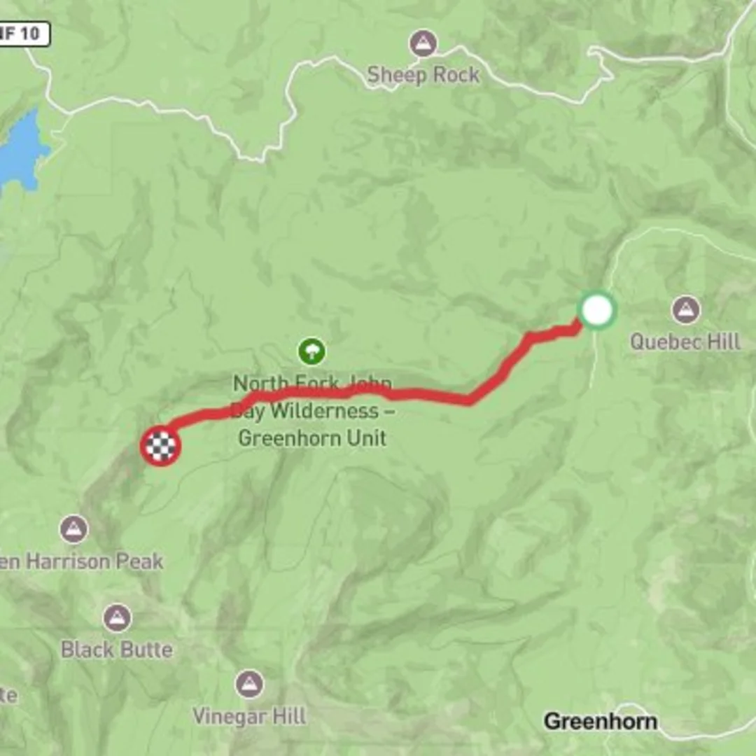 An image depicting the trail ben harrison trail and its surrounding area.