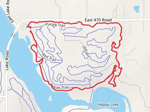 Happy Lake via Red Trail and Purple Trail Loop