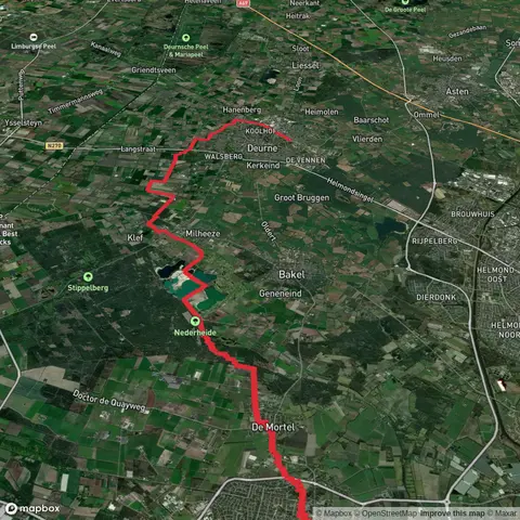 Gemert to Deurne via Bakelse Plassen
