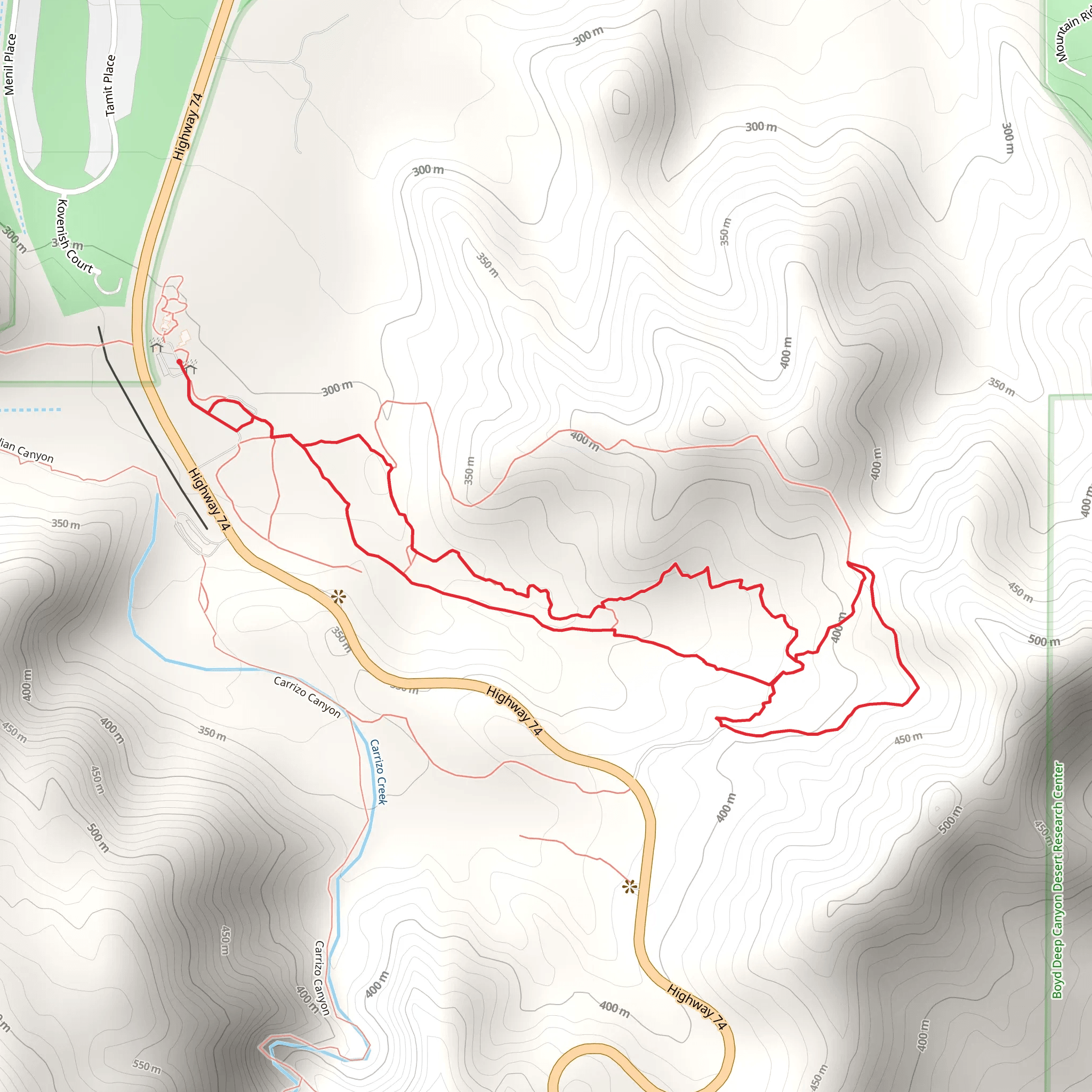 Pines to Palms Highway Loop mobile static map