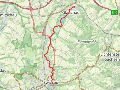 Zwickau to Glauchau Walk
