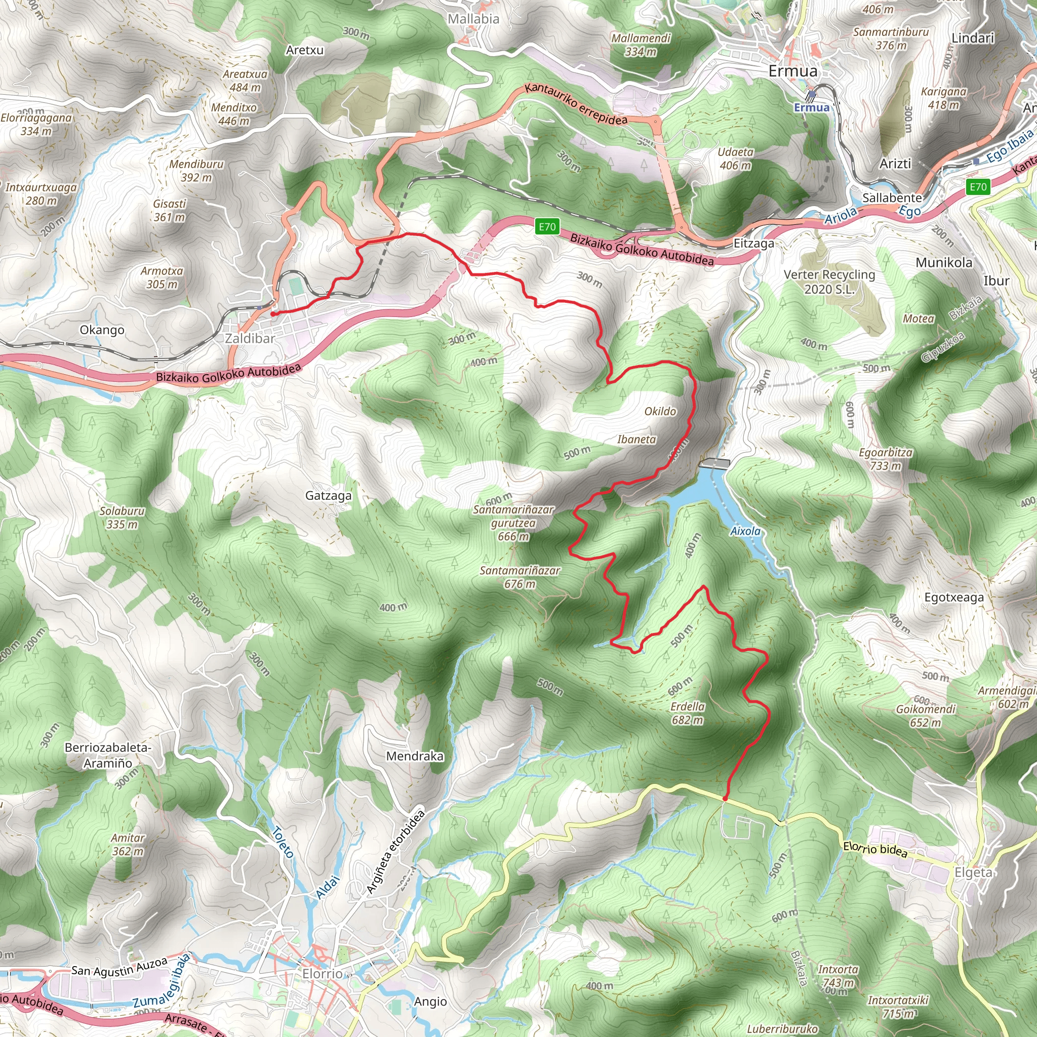 Santa Marina - Santruan PR BI 73 mobile static map
