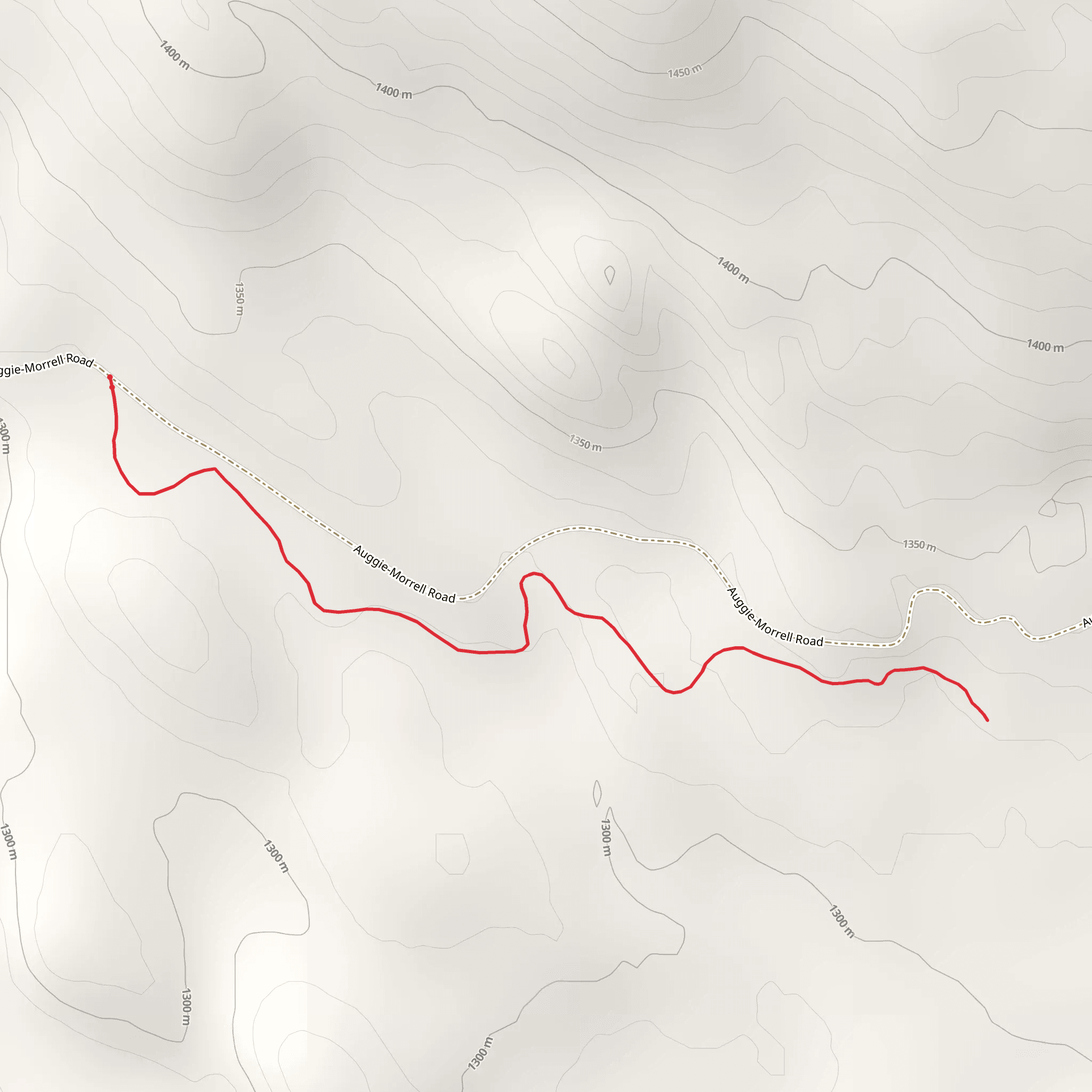 Moose Meadows Trail mobile static map