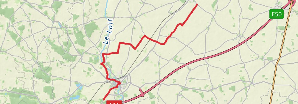 GR 655 Via Turonensis stage 27 Map