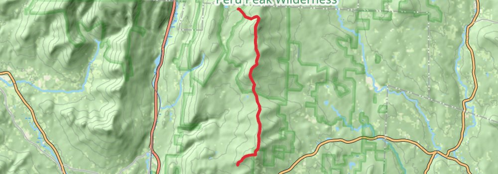 Appalachian Trail - Vermont stage 6 Map