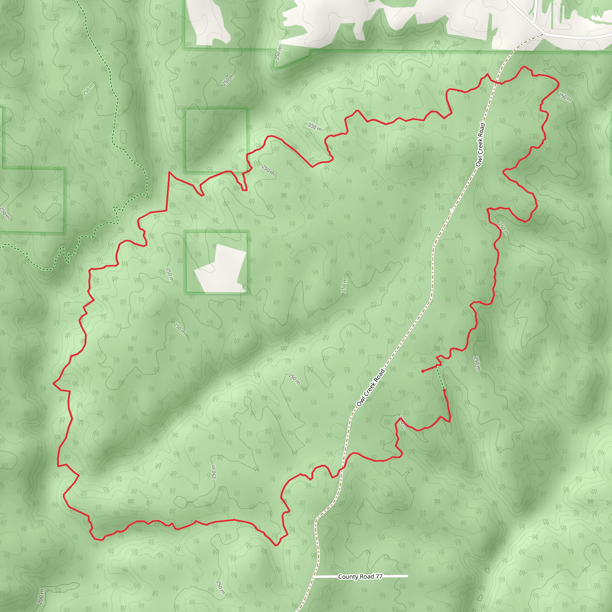Key Mill Horse Loop mobile static map