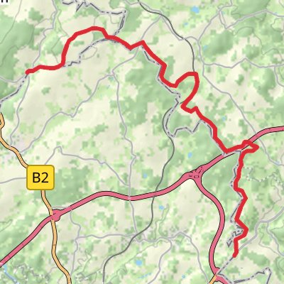 Ullitz to Modlareuth Walk mobile static map