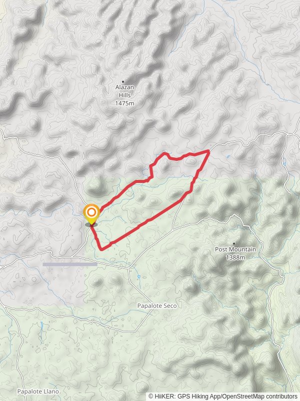 Papalote Encino via Encino Trail