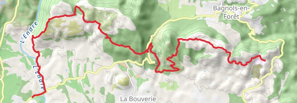 GR 51 stage 15 Map