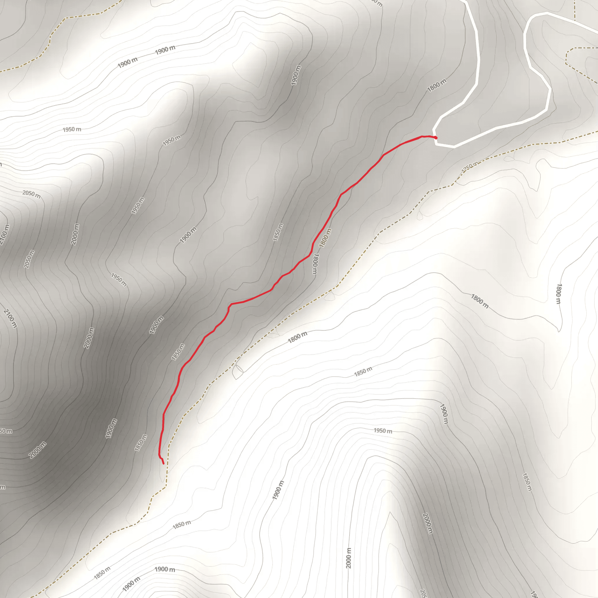 South Fork Waldron Terra Trail mobile static map