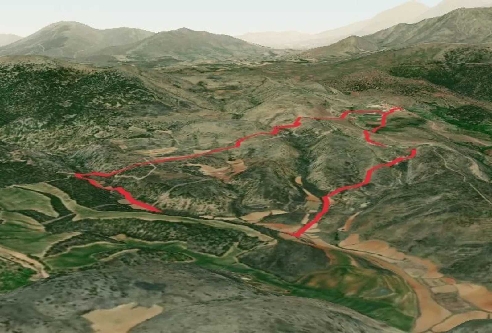 An image depicting the trail Pomer PR Z 76 and its surrounding area.