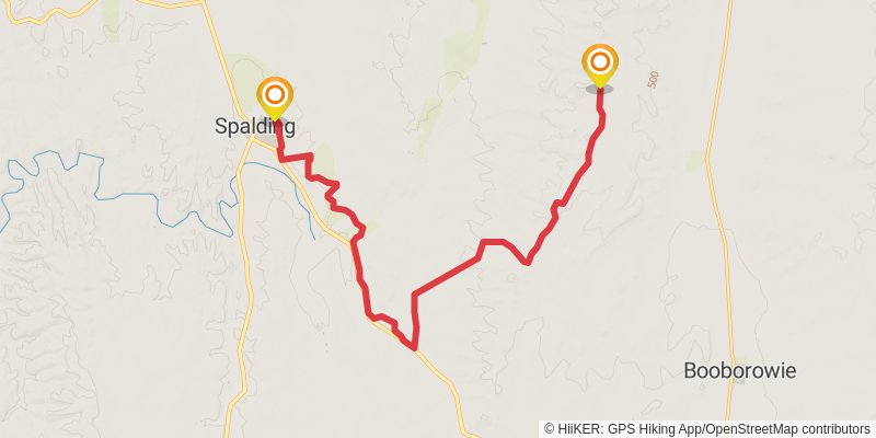 Heysen Trail stage 32 Map