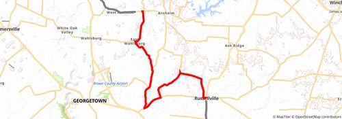American Discovery Trail South Route stage 79 Map