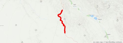 Southwestern Horseshoe Trail stage 99 Map