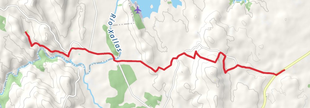 Camino Portugues do Interior stage 25 Map