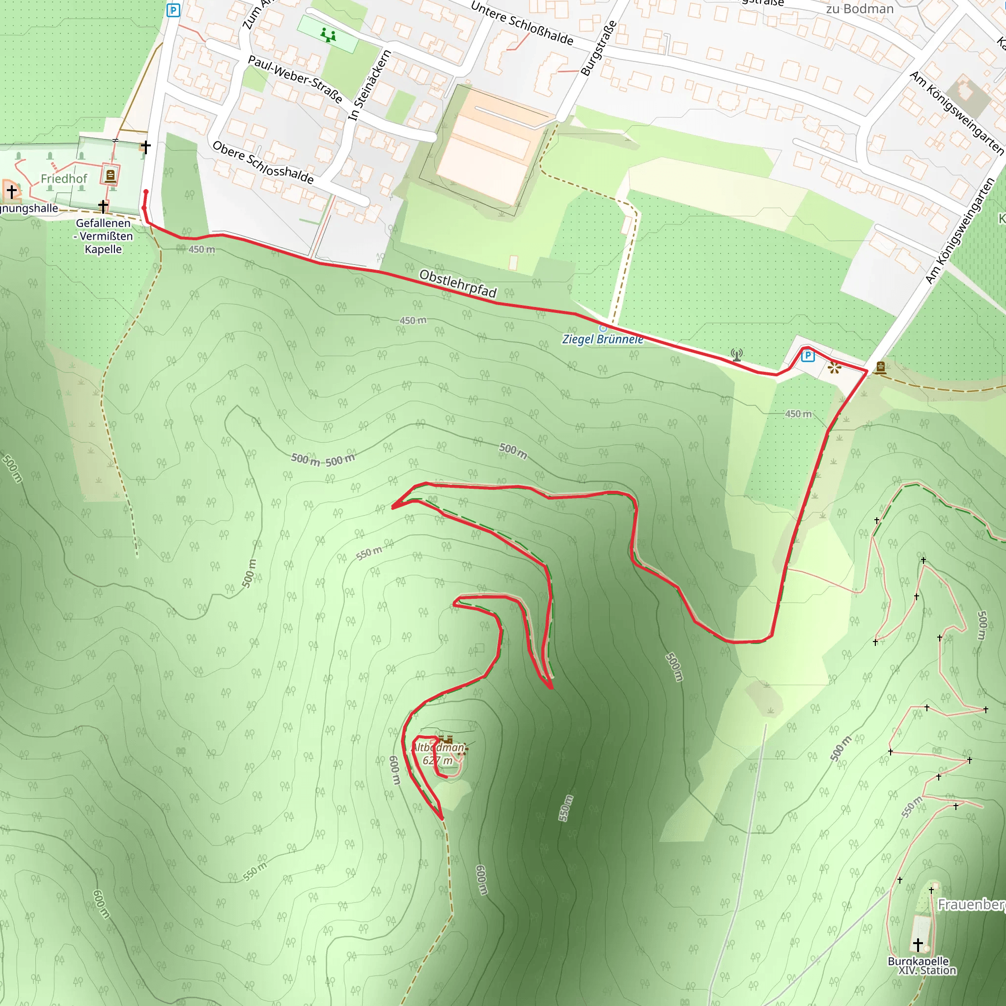 Altbodman Hill Walk via SeeGang mobile static map