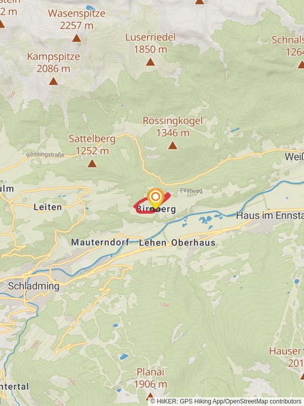 Birnberg Loop mobile static map