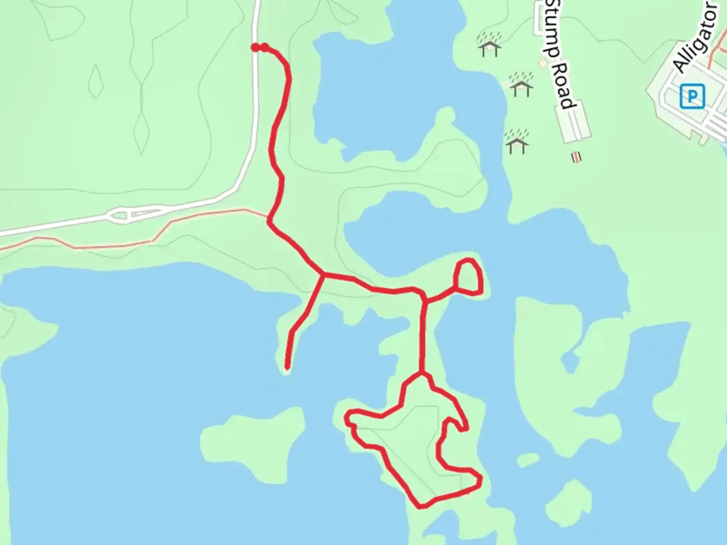 An image depicting the trail Edward Medard Park and Reservoir Loop and its surrounding area.
