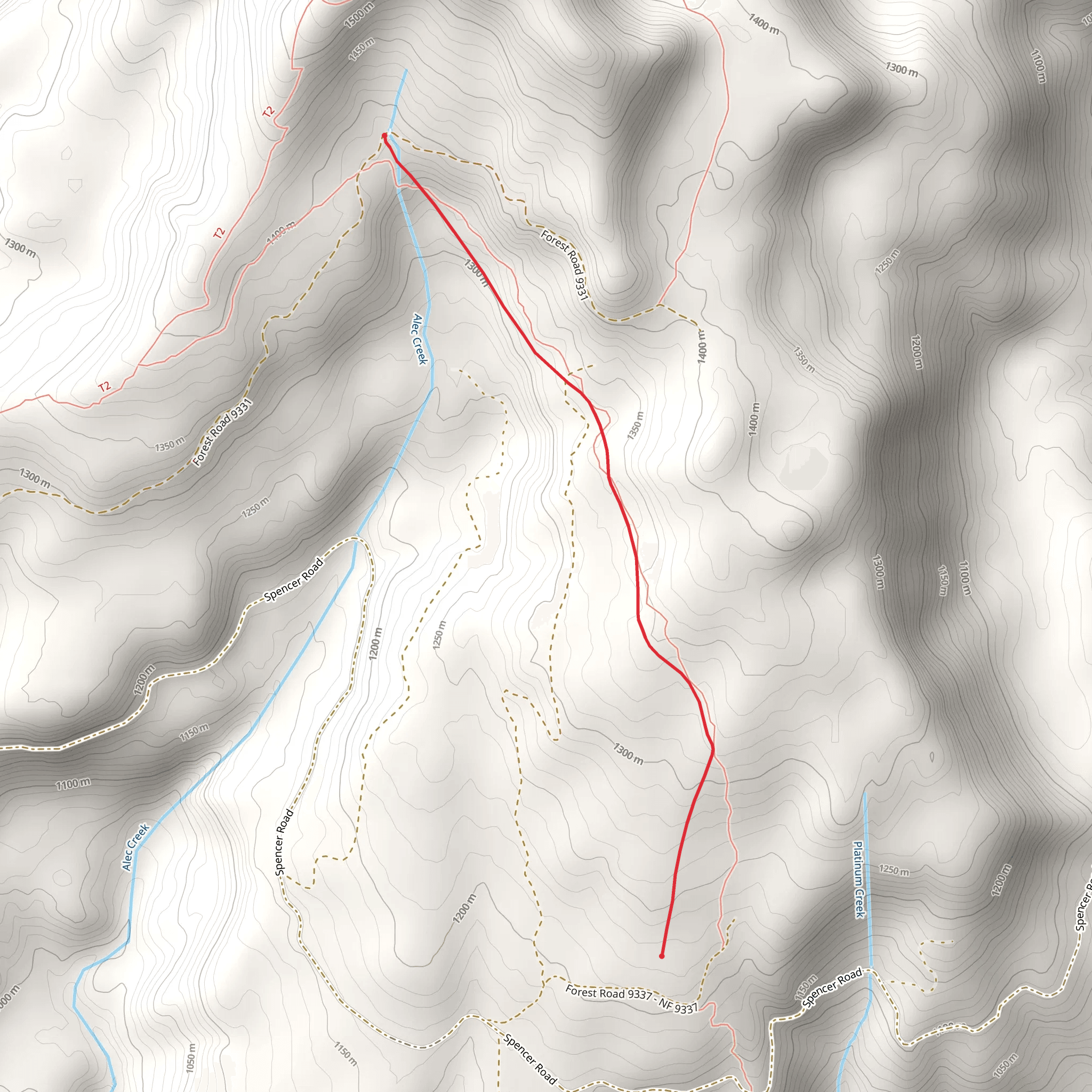 Stabler Camp Trail mobile static map