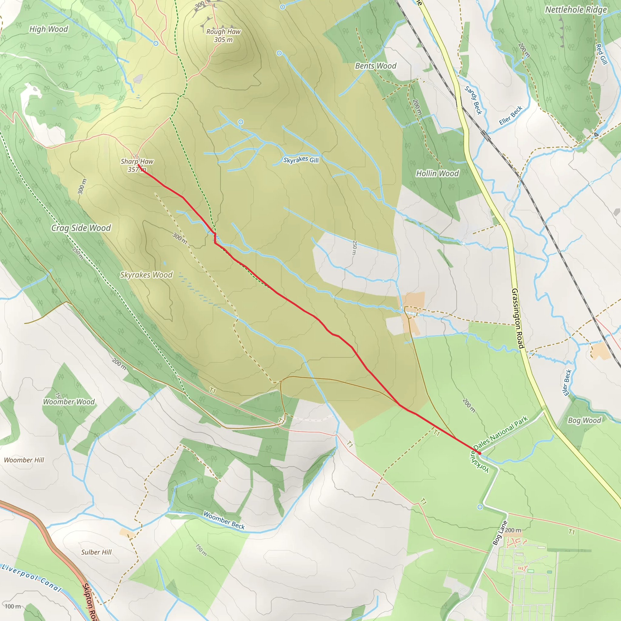 Sharp Haw Walk mobile static map