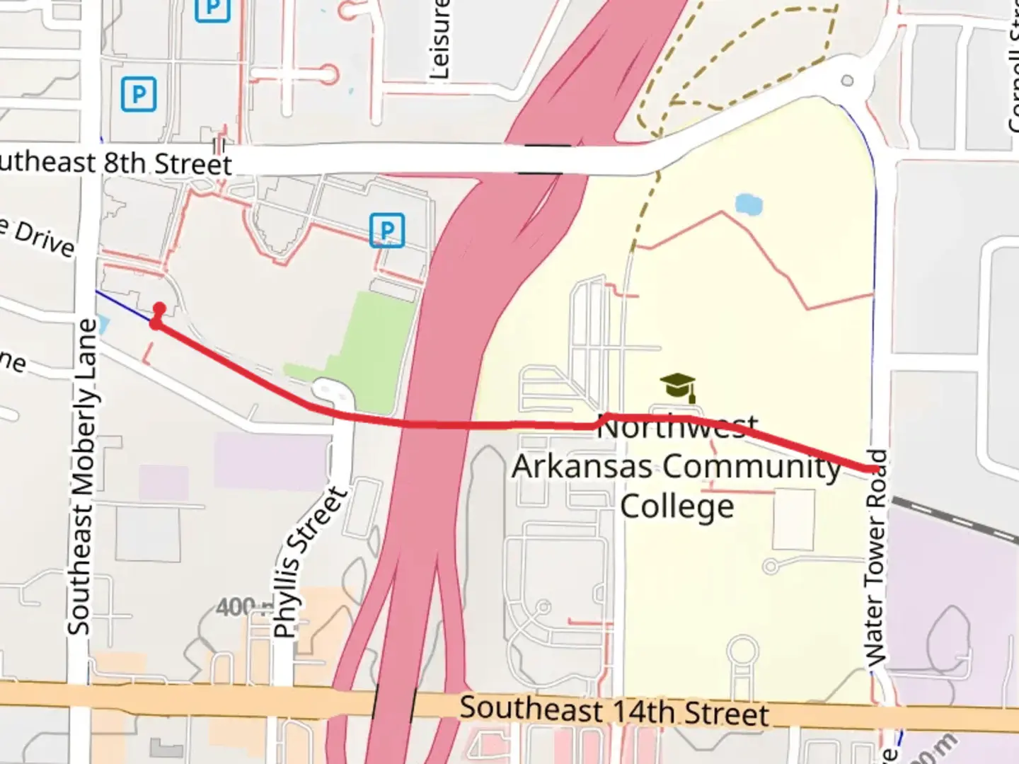 An image depicting the trail Arkansas Missouri Trail and its surrounding area.