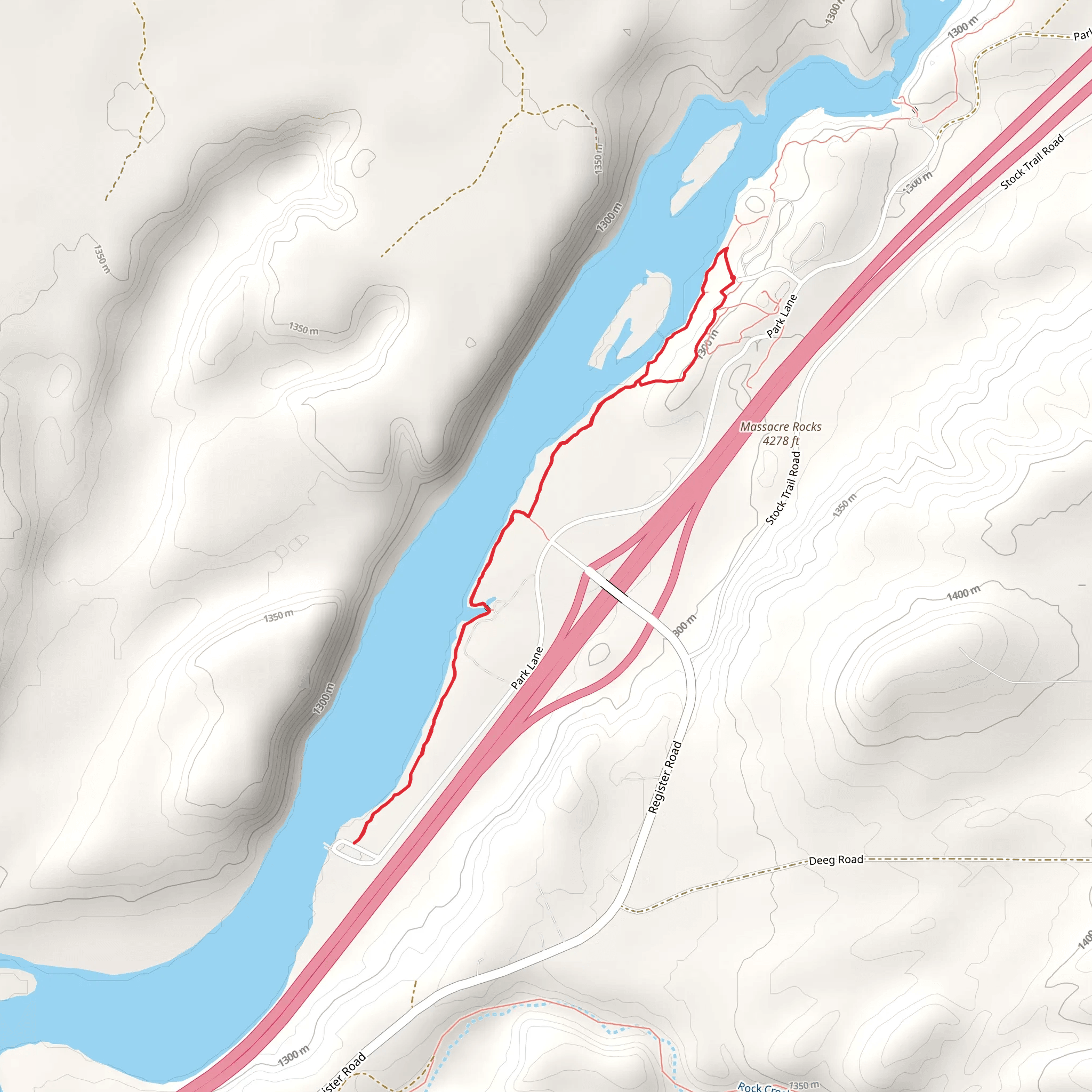 Snake River Walk mobile static map