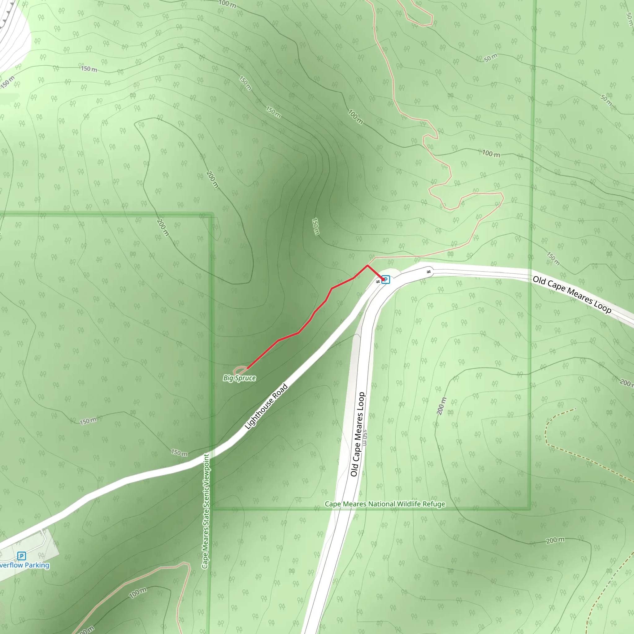 Cape Meares Loop Road mobile static map